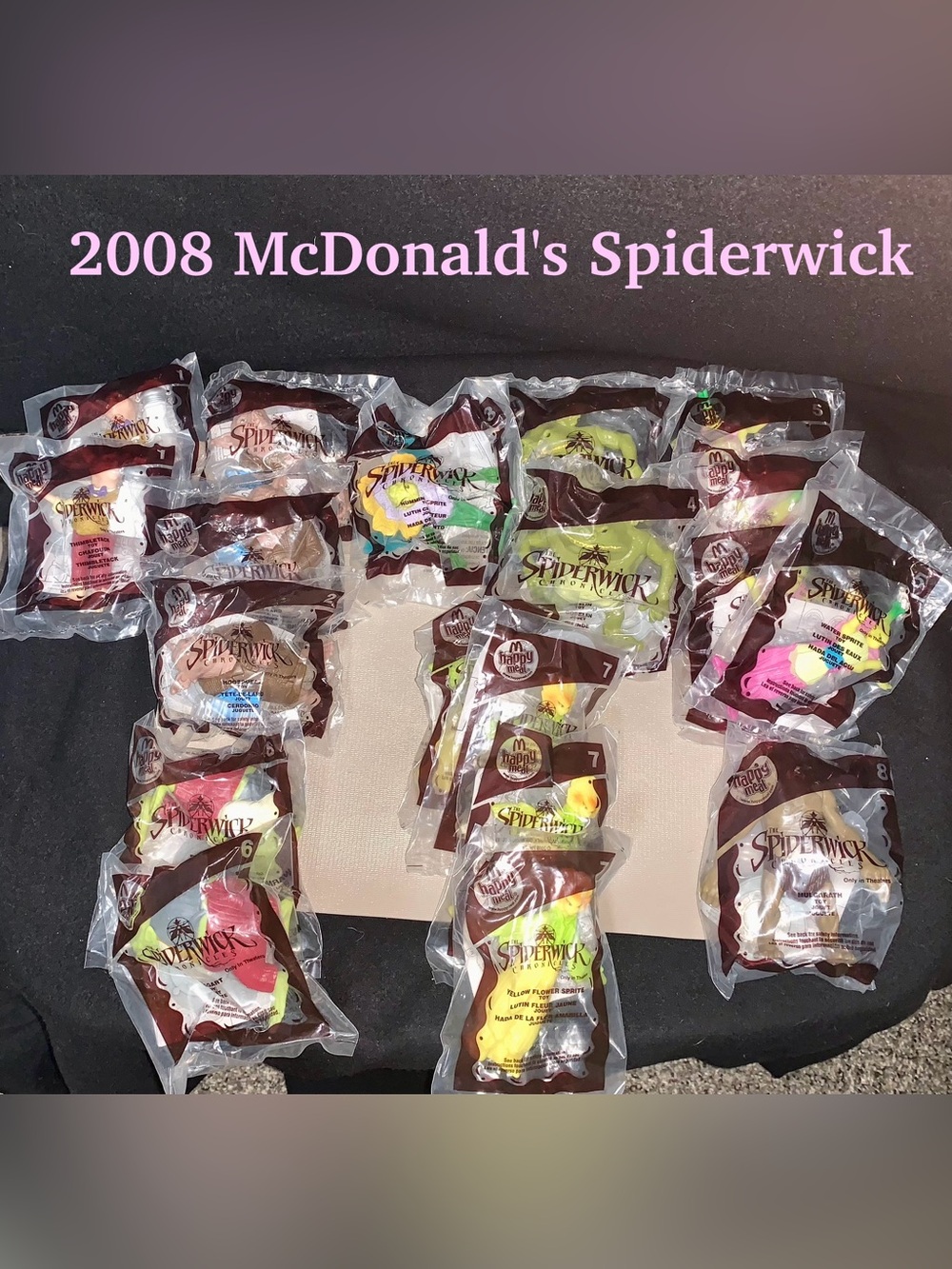 2008 McDonald’s Spiderwick Chronicles Happy Meal Toys Complete Set + Extras (19)